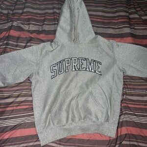 Supreme Silver Hoodie Sweater